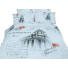 Alternate image 0 for Dolce Mela Cotton Luxury King Size Duvet Cover 6PC Sheets Set -  London