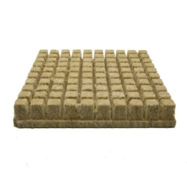 Grodan 1 Inch Grodan Rockwool Cubes, Sheet of 100. View a larger version of this product image.