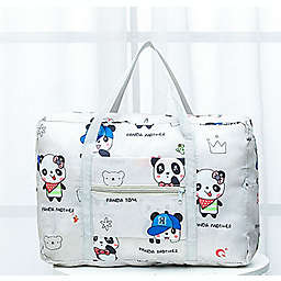 Kitcheniva Gray Panda  1 pack Foldable Travel Luggage Carry-on Shoulder Duffle Bag