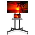 Alternate image 0 for Mount Factory Rolling TV Stand Mobile TV Cart for 32-65 inch Plasma Screen, LED, LCD, OLED, Curved TV's - Universal Mount with Wheels