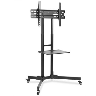Mount Factory Rolling TV Stand Mobile TV Cart for 32-65 inch Plasma Screen, LED, LCD, OLED, Curved TV's - Universal Mount with Wheels. View a larger version of this product image.