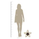 Alternate image 2 for HomeRoots Home Decor Antiqued Look Ivory and Espresso Metal Flower Wall Decor - 321369