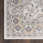 Alternate image 3 for Nicole Curtis Series 4 Vintage Farmhouse Indoor Rug Cream Grey 2' x 3'