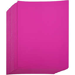 Juvale Colored Cardstock for Crafts - Pack of 96, 8.5 x 11 Inches, Purple Fuchsia