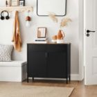 Alternate image 3 for BreeBe Rustic Brown & Black Floor Standing Storage Sideboard