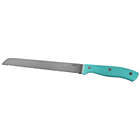 Alternate image 2 for Oster Evansville 14 Piece Stainless Steel Blade Cutlery Set with Turquoise Plastic Handles