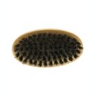 Alternate image 1 for Beard Brush Soft Bristles on Easy-Grip Oval Beech Wood Base - Brown