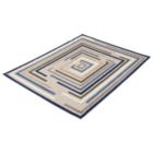 Alternate image 3 for Chaudhary Living 4' x 5.5' Blue and Gray Geometric Abstract Rectangular Outdoor Area Throw Rug