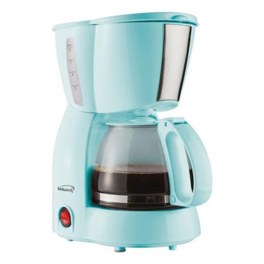 Brentwood 4 Cup 650 Watt Coffee Maker in Blue. View a larger version of this product image.
