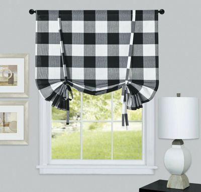 Beige Hiasan Valance Curtains Thermal Insulated Rod Pocket Room Darkening Curtain Valances for Kitchen Windows 1 Panel 42 x 18 Inches Length