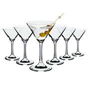Juvale Set of 6 Small Stem Martini Glasses for Cocktails, Desserts, Margaritas, Classic Barware Accessories (5oz)