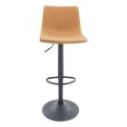 Alternate image 3 for LeisureMod Tilbury Modern Adjustable Bar Stool With Footrest & 360-Degree Swivel Set of 2