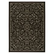 Nourison Home & Garden Black Indoor/Outdoor Area Rug RS019 7'9" x 10'10"