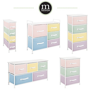 mDesign Wide Dresser Storage Tower Organizer Unit, 5 Drawers. View a larger version of this product image.
