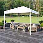 Alternate image 1 for Emma and Oliver 10&#39;x10&#39; White Weather Resistant Easy Pop Up Event Straight Leg Instant Canopy Tent