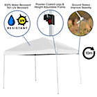 Alternate image 3 for Emma and Oliver 10&#39;x10&#39; White Weather Resistant Easy Pop Up Event Straight Leg Instant Canopy Tent
