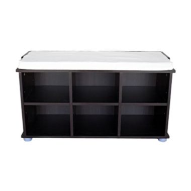 Proman Products Contemporary Kendal Shoe Bench with Storage Compartments - Beige Color Cushion Included. View a larger version of this product image.