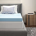 Alternate image 0 for Emma + Oliver 3&quot; Cool Gel Infused Cooling Memory Foam Mattress Topper - Twin