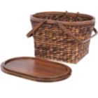 Alternate image 2 for BirdRock Home Seagrass and Abaca Picnic Basket