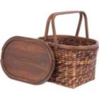 Alternate image 3 for BirdRock Home Seagrass and Abaca Picnic Basket
