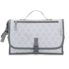 Alternate image 3 for Baby Portable Changing Pad, Diaper Bag, Travel Mat Station by Comfy Cubs (Grey Pattern, Large)