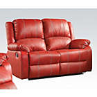 Alternate image 2 for Yeah Depot Zuriel Loveseat (Motion) in Red PU