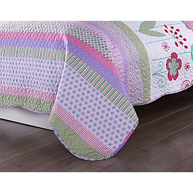 MarCielo Kids Floral Quilt Bedspread Set For Teens Girls Boys. View a larger version of this product image.
