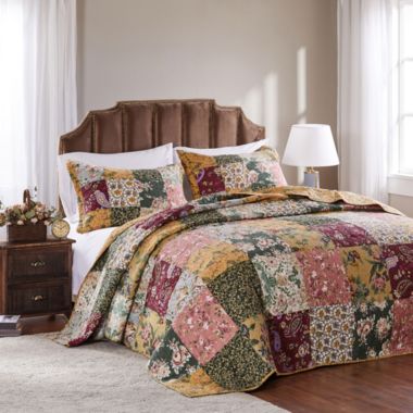 Greenland Home Fashion Antique Chic Bedspread Set - 3 - Piece - Queen 110x118", Multi. View a larger version of this product image.