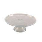Alternate image 0 for BIDK Home 7.5" Clear White Glass Round Cake Plate Small