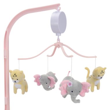 Bedtime Originals Rainbow Jungle Animals Musical Baby Crib Mobile Soother Toy. View a larger version of this product image.