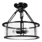 Alternate image 3 for Hooya Imp.& Exp.  16" 3-Light Flush Mount Ceiling Light