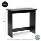 Alternate image 1 for Furinno Simplistic Study Table, Espresso