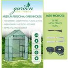 Alternate image 1 for Garden Elements Personal Plastic Indoor/Outdoor Standing Greenhouse For Seed Starting and Propagation, Frost Protection (Green, Medium, 56in x 29in x 77in)