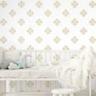 Alternate image 2 for Roommates Decor Modern Honey Bee Peel & Stick Wallpaper - Gold