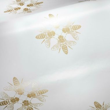 Roommates Decor Modern Honey Bee Peel & Stick Wallpaper - Gold. View a larger version of this product image.