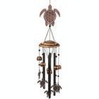 Alternate image 0 for VP Home 32" H Sea Turtles Rustic Copper Wind Chimes for Outside Unique Sea Turtles Windchimes Outdoor Decorations Garden Decor Turtles Gift for Women, Mom, Grandma, Unisex