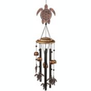 VP Home 32" H Sea Turtles Rustic Copper Wind Chimes for Outside Unique Sea Turtles Windchimes Outdoor Decorations Garden Decor Turtles Gift for Women, Mom, Grandma, Unisex
