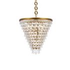 Alternate image 2 for Elegant Lighting Nordic 7 lights brass chandelier