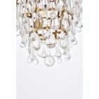 Alternate image 3 for Elegant Lighting Nordic 7 lights brass chandelier