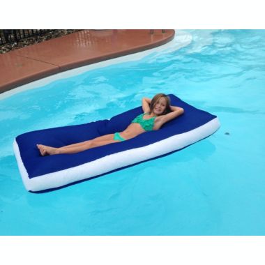 The Pool Supply Shop 68" Sky Aqua Cloud- Blue Oversized Floating Mattress. View a larger version of this product image.