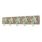 Alternate image 2 for Cheungs Coralia Decorative Wall Mounted Sea Turtle Coat Hanger - 5 Hooks