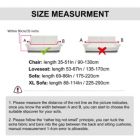 Alternate image 3 for PiccoCasa Stretch Sofa Cover Couch Covers, Contemporary Solid Classic for Sofas Love-seat Armchair Universal Elastic Polyester Furniture with One Cushion Cover Large Burgundy