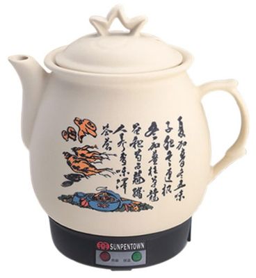 Sunpentown Home Indoor Automatic 3.8L Medicine Cooker, Stainless Heater