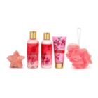 Alternate image 1 for Freida and Joe Cherry Blossom 5-Piece Bath and Body Gift Box Set