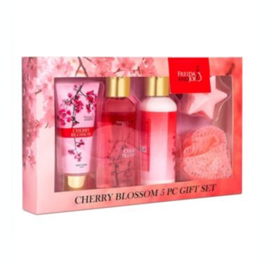 Freida and Joe Cherry Blossom 5-Piece Bath and Body Gift Box Set. View a larger version of this product image.