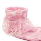 Alternate image 1 for Wrapables Snowy Lace Ruffle Cuff Socks for Toddler Girl (Set of 5)
