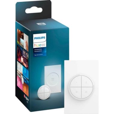 Hue Philips - White Tap Dial Switch. View a larger version of this product image.