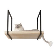 MyZoo Avenue 23.5 in. Black Wall-mounted Cat Walkway Superhighway