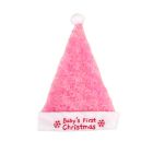 Alternate image 1 for Plushible Santa Hat and Stocking Set Baby's First Christmas Blue