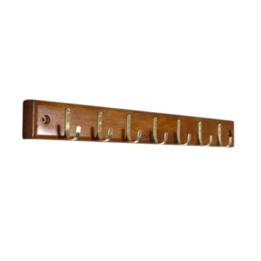 Proman Products Home Essential Belt Hanger Bar in Walnut Finish. View a larger version of this product image.